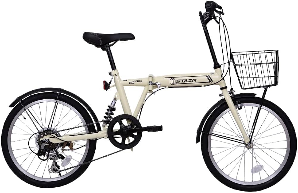 Amazon | 折りたたみ自転車 折り畳み自転車 シマノ６段変速 20インチ ...